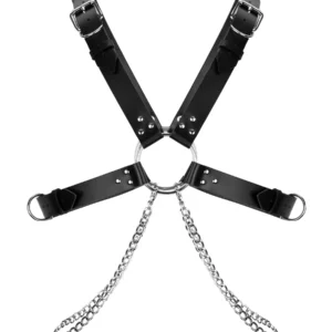 Cross Hakiki Deri Vücut Kemeri / Harness